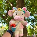 cow premium soft plushie crochet toy